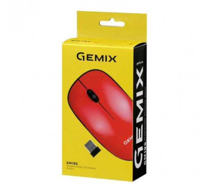 Мишка Gemix GM195 Wireless Red (GM195Rd)