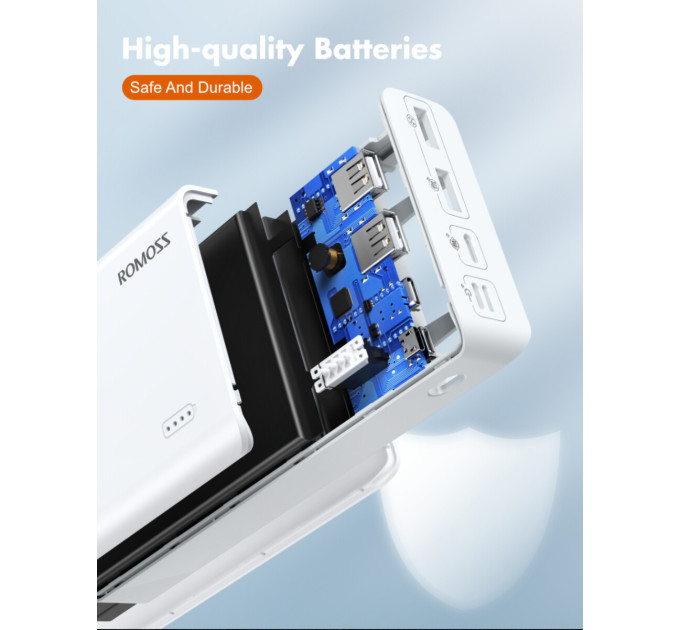 Romoss Універсальна мобільна батарея Romoss Sense8+ 30000mAh White (PHP30-401-02)