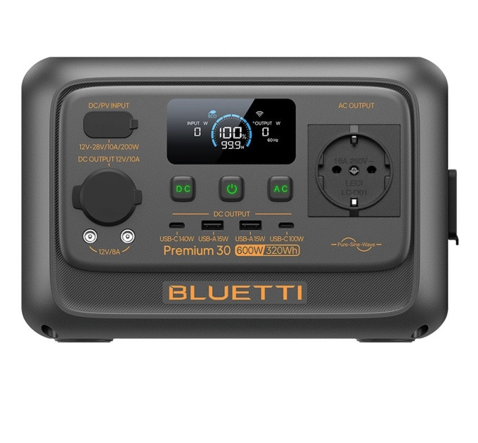 BLUETTI Зарядна станція Bluetti Premium 30 V2, 600W, 320Wh_OEM