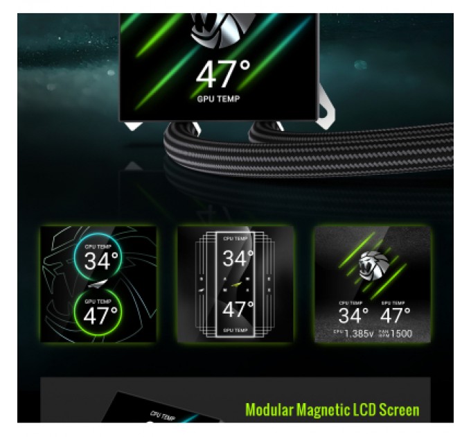 Кулер до процесора Gamemax HAILSTORM 360 BK