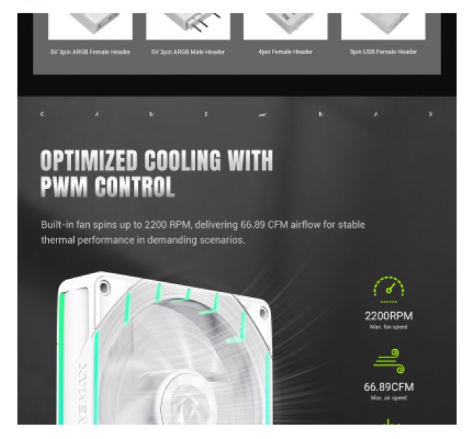 Кулер до процесора Gamemax HAILSTORM 360 WH