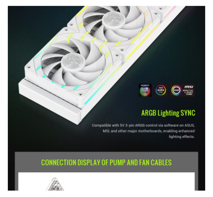 Кулер до процесора Gamemax HAILSTORM 360 WH