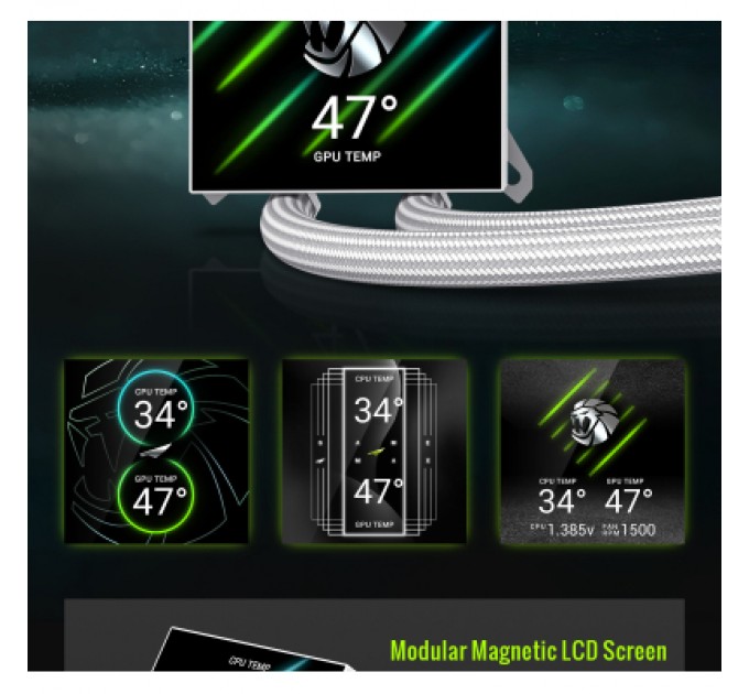 Кулер до процесора Gamemax HAILSTORM 360 WH