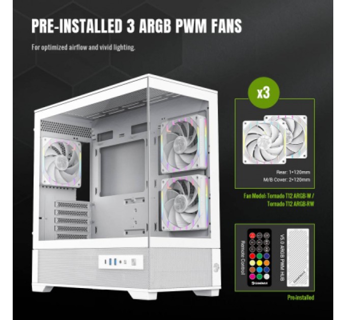 Корпус для ПК Gamemax VISTA 2 MW