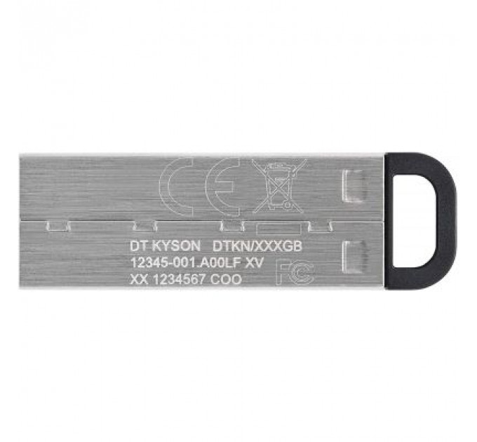USB флеш накопичувач Kingston 256GB DT Kyson Silver/Black USB 3.2 (DTKN/256GB)