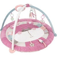 Дитячий килимок Canpol гімнастична Pastel Friends - рожевий (68/078_pin)