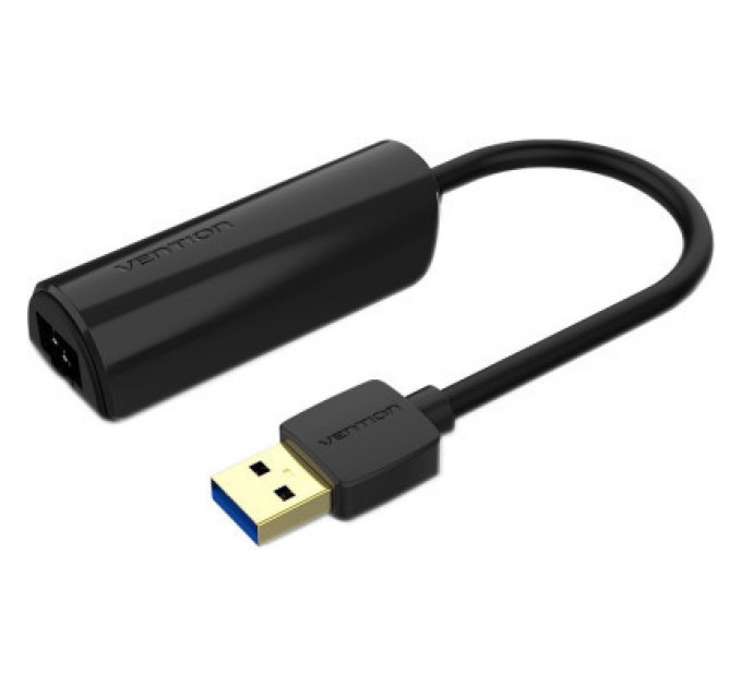Перехідник USB 3.0 to Ethernet RJ45 1000Mb black Vention (CEHBB)