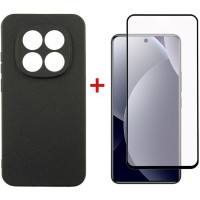 Чохол до мобільного телефона Dengos Carbon + glass Xiaomi Redmi Note 15 Pro 5G Black (DG-KM-186)