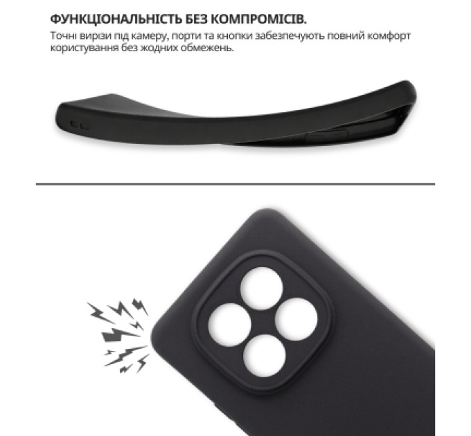 BeCover Чохол до мобільного телефона BeCover Xiaomi Redmi Note 15 Pro 4G Black (714972)