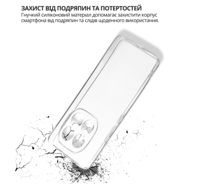 BeCover Чохол до мобільного телефона BeCover Xiaomi Redmi Note 15 Pro 5G Transparent (714975)