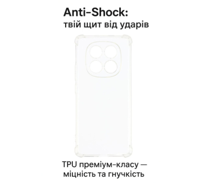 BeCover Чохол до мобільного телефона BeCover Anti-Shock Xiaomi Redmi Note 15 5G Clear (715070)