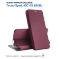 BeCover Чохол до мобільного телефона BeCover Exclusive Tecno Spark 40C 4G (KM4k) Red Wine (715011)