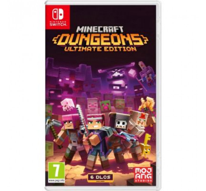 Гра Nintendo Switch Minecraft Dungeons Ultimate Edition (045496429126)