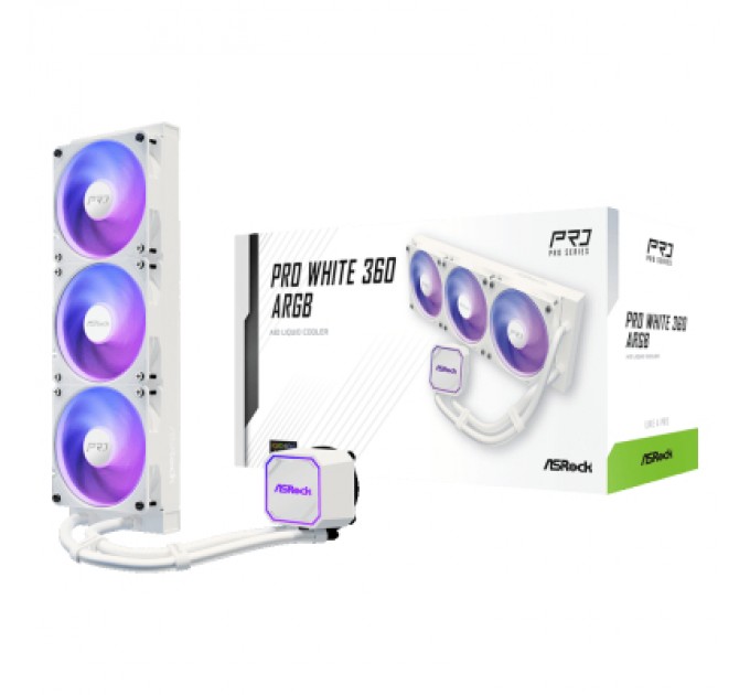 Система рідинного охолодження ASRock PRO WHITE 360 ARGB