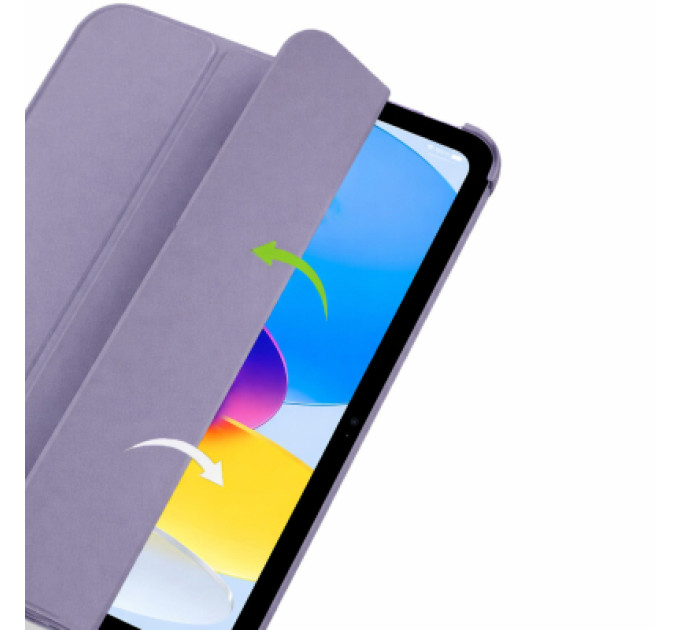 BeCover Чохол до планшета BeCover Tri Fold Hard Apple iPad 10.9" (2022/2024) / iPad (A16) 2025 11" Lavender Purple (715155)