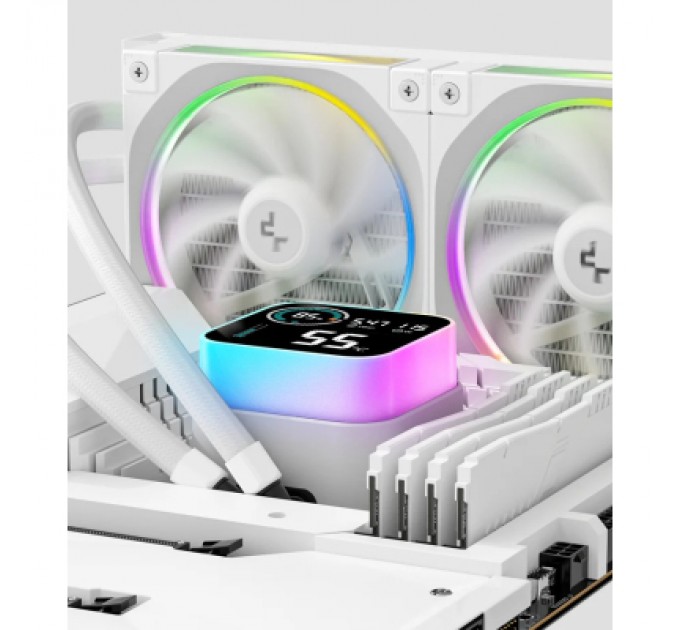 Система рідинного охолодження Deepcool LQ360 Ultra ARGB WH (R-LQ360-WHASMC-G-1)