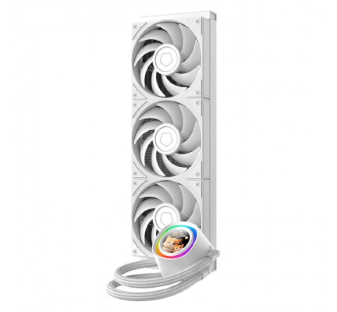 Система рідинного охолодження ID-Cooling FX360 LCD PE WHITE