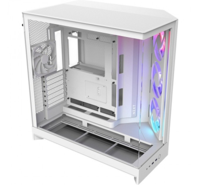 Корпус для ПК NZXT H9 Flow RGB Dual-Chamber White (CM-H92FW-R1)