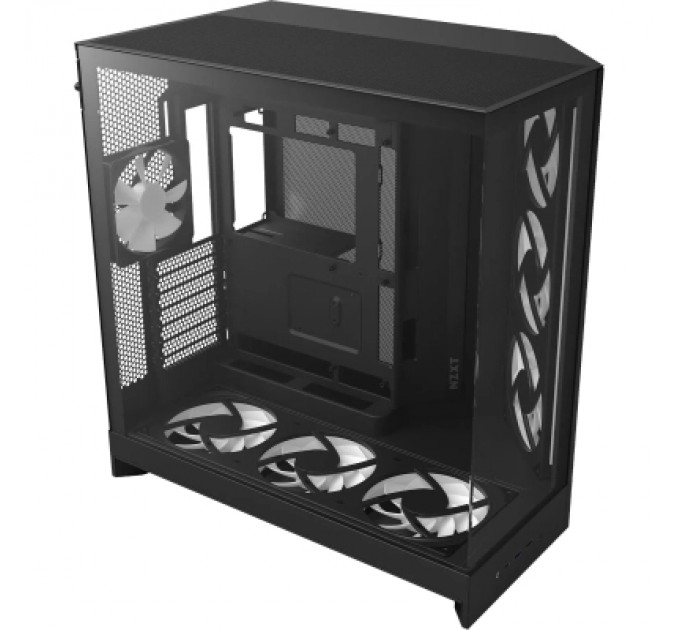 Корпус для ПК NZXT H9 Flow RGB Dual-Chamberl Black (CM-H92FB-P1)