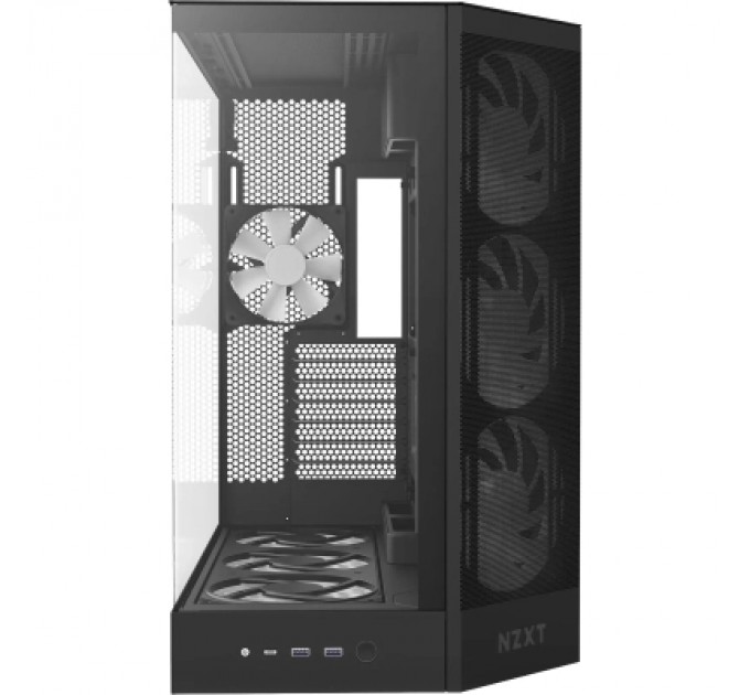Корпус для ПК NZXT H9 Flow RGB Dual-Chamberl Black (CM-H92FB-P1)