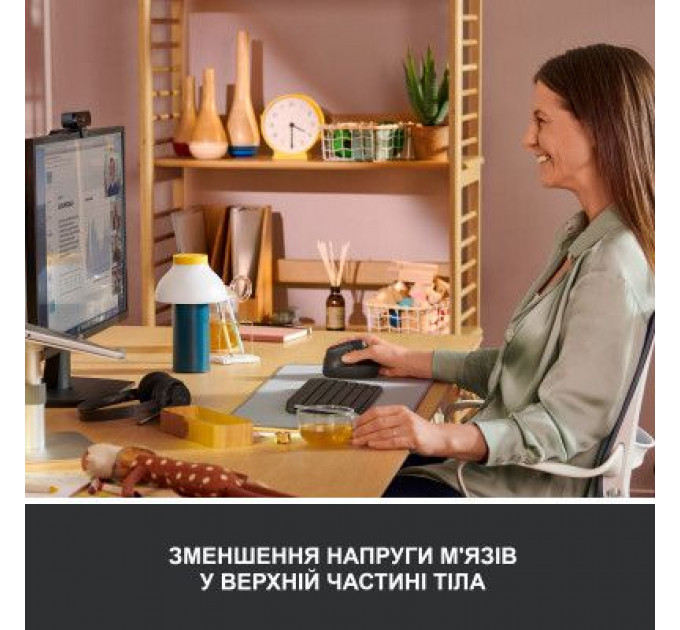Мишка Logitech Lift Vertical Ergonomic Wireless/Bluetooth Graphite (910-006473)