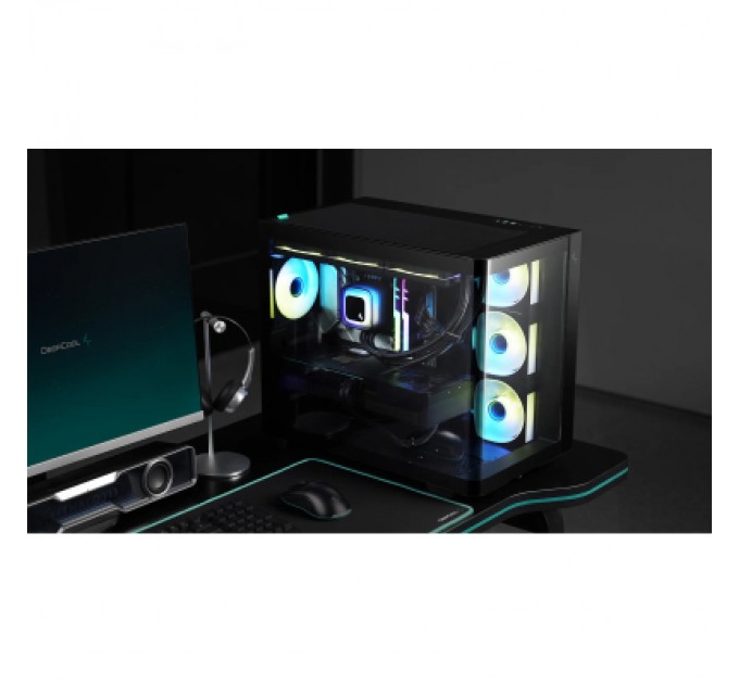 Корпус для ПК Deepcool CG530U 4F Black (R-CG530U-BKAGA4-G)