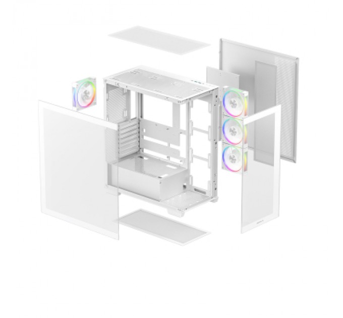 Корпус для ПК Deepcool CG580 4F V2 White (R-CG580-WHADA4-G-2)