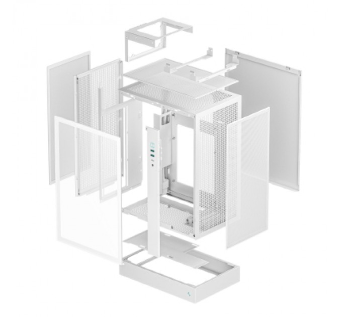 Корпус для ПК Deepcool CH170 Plus White (R-CH170-WHNGM0-G)