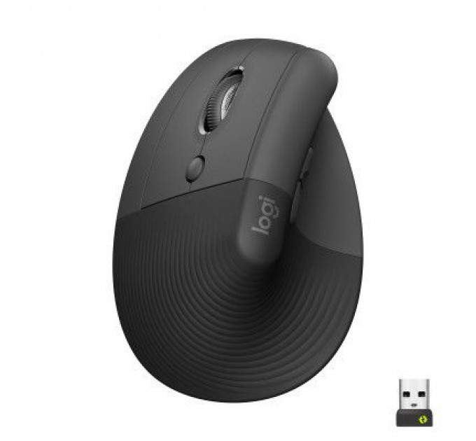 Мишка Logitech Lift Left Vertical Ergonomic Wireless/Bluetooth Graphite (910-006474)