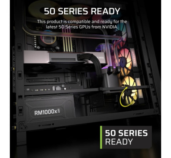 Блок живлення Corsair 1000W RM1000x Shift ATX 3.1 (CP-9020300-EU)