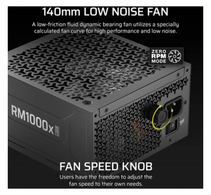 Блок живлення Corsair 750W RM750x Shift ATX 3.1 (CP-9020298-EU)