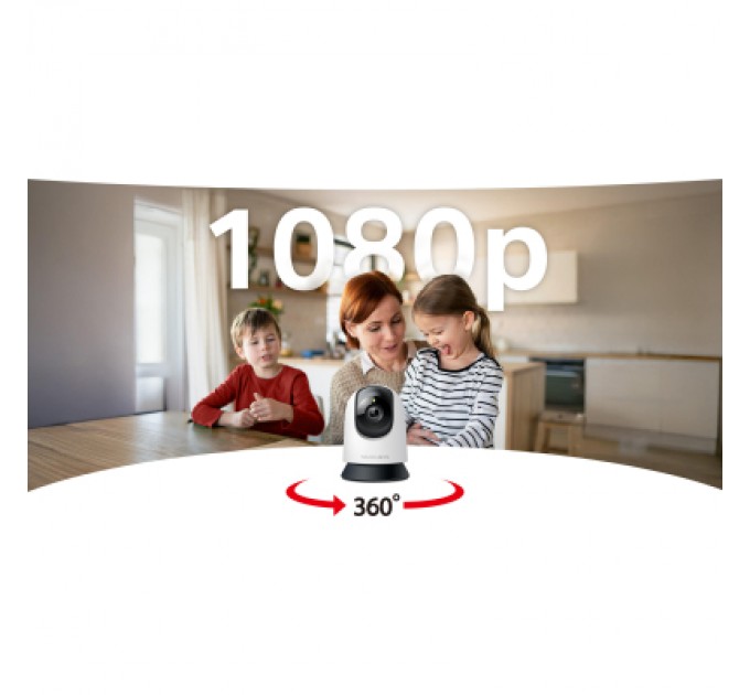 Камера відеоспостереження Mercusys IP-Камера MERCUSYS MC200 FHD N300 microSD motion detection (MC200)