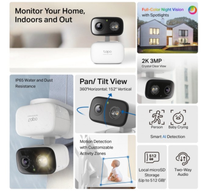 Камера відеоспостереження TP-Link TAPO-C216