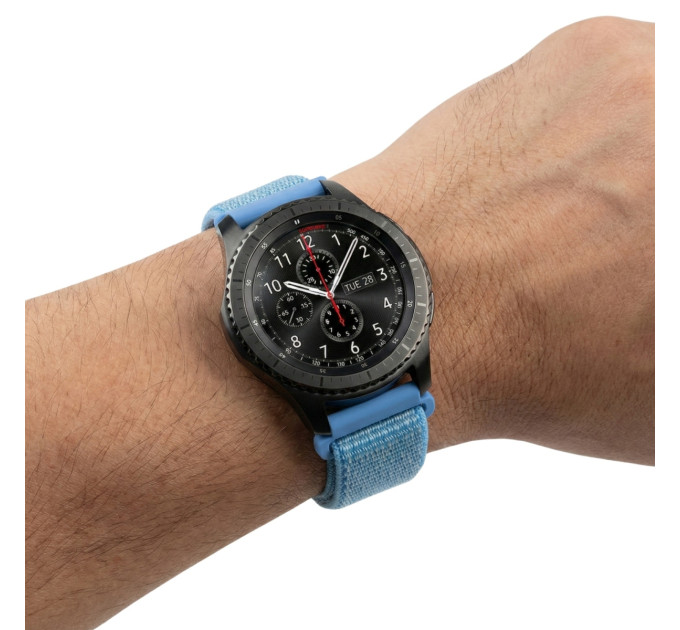 BeCover Ремінець BeCover Nylon Style для Nokia/Withings Steel/Steel HR Aqua Blue (714999)