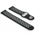 BeCover Ремінець BeCover Vents Style для Xiaomi iMi KW66/Mi Watch Color/Watch S1 Active/Haylou LS01/LS05 Black-Grey (705801)