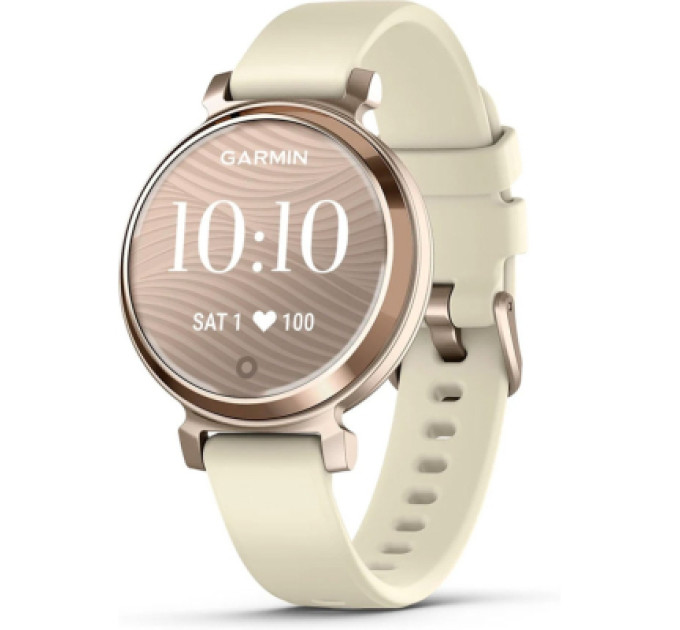 Garmin Смарт-годинник Garmin Lily 2, EURC, Cream Gold/Coconut, Silicone (010-02839-70)