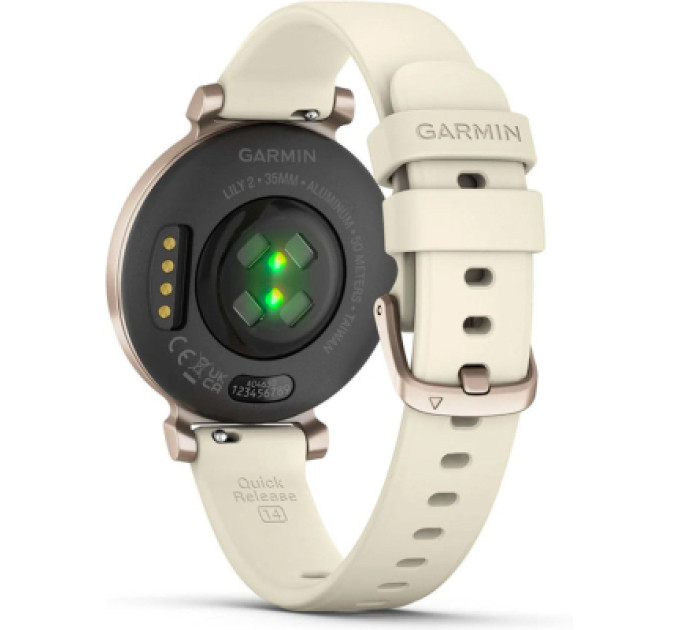 Garmin Смарт-годинник Garmin Lily 2, EURC, Cream Gold/Coconut, Silicone (010-02839-70)