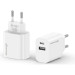 Grand-X Зарядний пристрій Grand-X 1xUSB-C + 1xUSB 10.5W white (CH-21W)