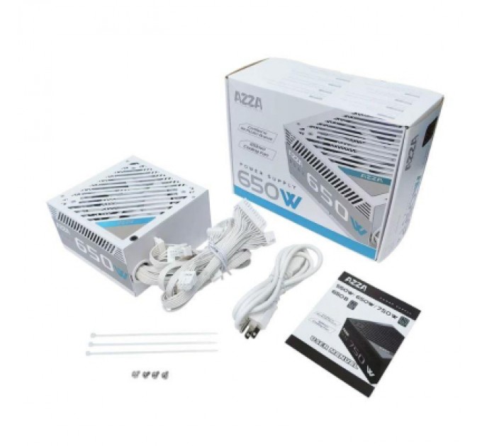 Блок живлення Azza 650W (PSAZ-650B-WHITE)