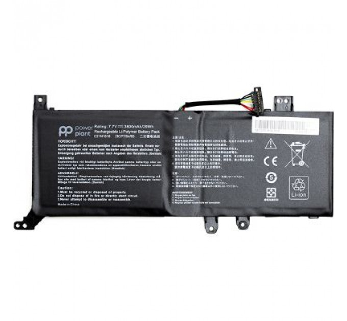 Акумулятор до ноутбука PowerPlant ASUS VivoBook 14 X412FJ (C21N1818) 7.6V 4212mAh (NB431540)