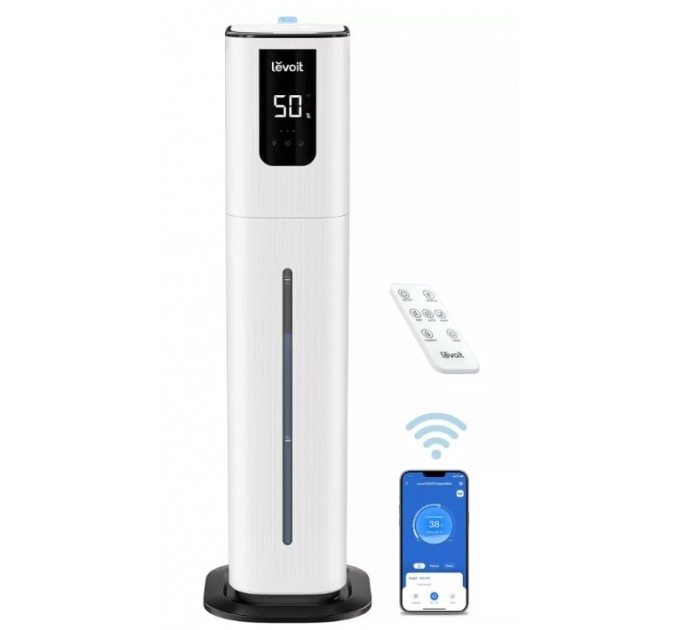 Зволожувач повітря Levoit Oasis Mist 1000S Smart Ultrasonic Cool Mist Tower LUH-M10 (HEAPHULVSEU0082Y)