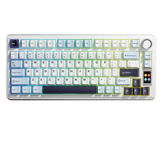 Клавіатура бездротова Aula S75 Pro White (6978080502148)