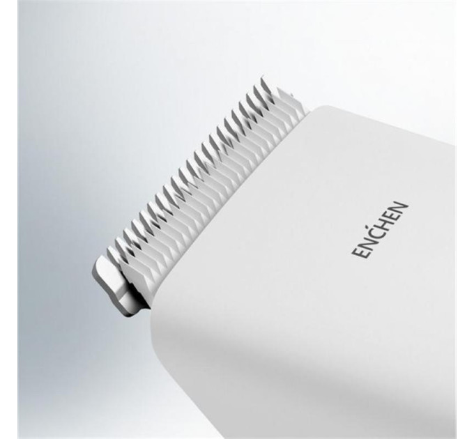 Enchen Машинка для стрижки Enchen Boost White Set + Пеньюар і ножниці