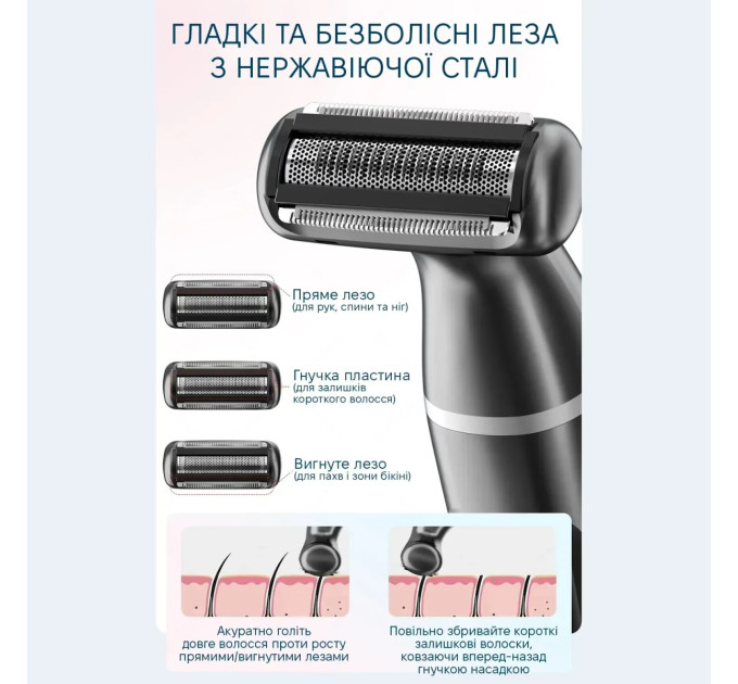 Enchen Тример для тіла Enchen A1 Grey