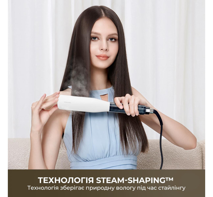 Dreame Випрямляч для волосся Dreame AuraSteam Straight White (AA01A)