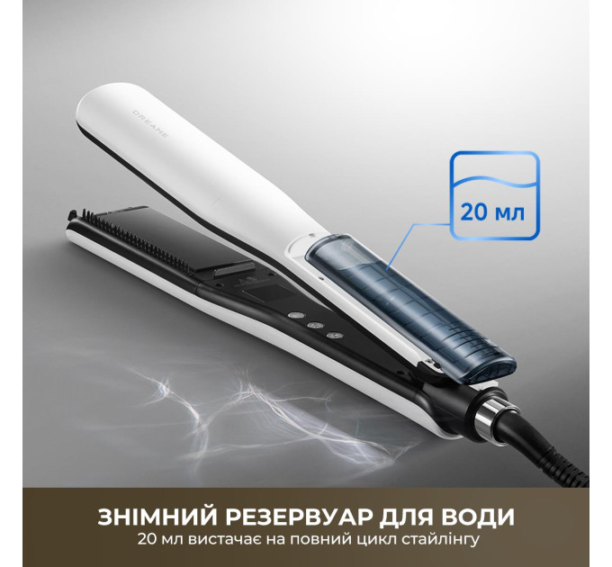 Dreame Випрямляч для волосся Dreame AuraSteam Straight White (AA01A)