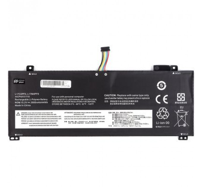Акумулятор до ноутбука PowerPlant LENOVO IdeaPad S530 (L17C4PF0) 15.2V 2900mAh (NB481200)