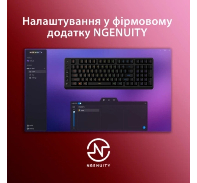 HyperX Клавіатура HyperX Eve 1800 USB UA Black (B7JE0AA)