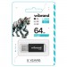 Wibrand USB флеш накопичувач Wibrand 64GB Cougar Black USB 2.0 (WI2.0/CU64P1B)