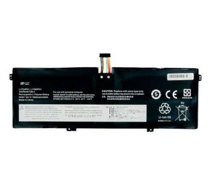 Акумулятор до ноутбука PowerPlant LENOVO Yoga C930 (L17C4PH1) 7.6V 7600mAh (NB481231)